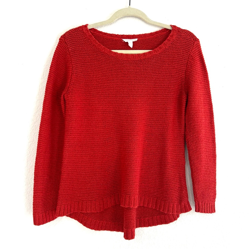 Eileen Fisher Linen Cotton knit pullover sweater